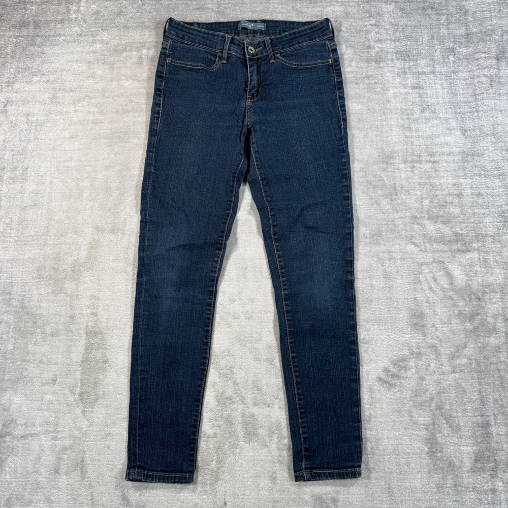 Levi's Pants Womens 27 Blue Legging Jeans  Dark Wash Skinny Stretch Denim